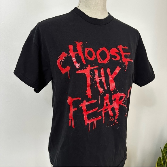 Universal Studio Tops - Vintage 2007 Universal Halloween Horror Nights Choose Thy Fear T-Shirt Size S